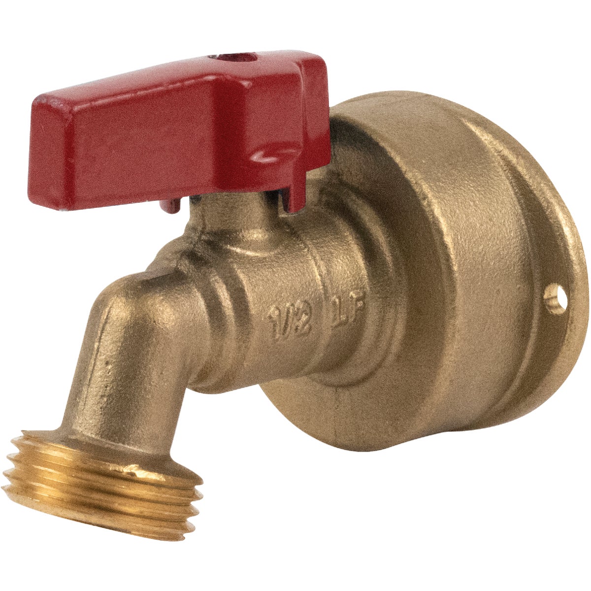 B & K 1/2 In. PF x 3/4 In. MHT Quarter Turn Brass Hose Bibb