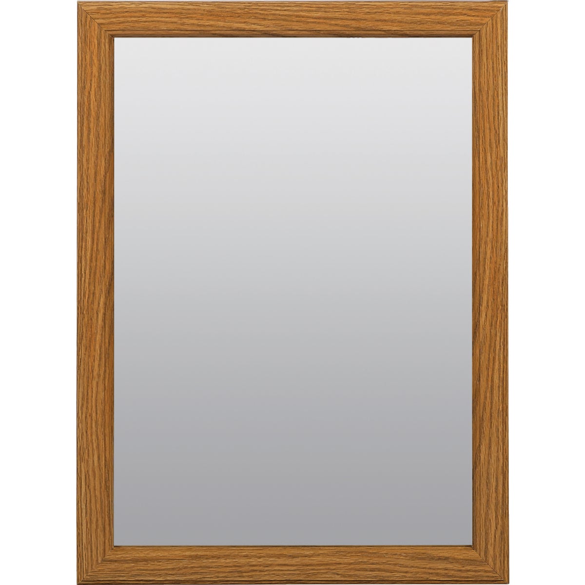 Zenith Oak 16 In. W x 4-1/2 In. D x 22 In. H x 4-1/2 In. D Single Mirror Surface/Recess Mount Framed Medicine Cabinet