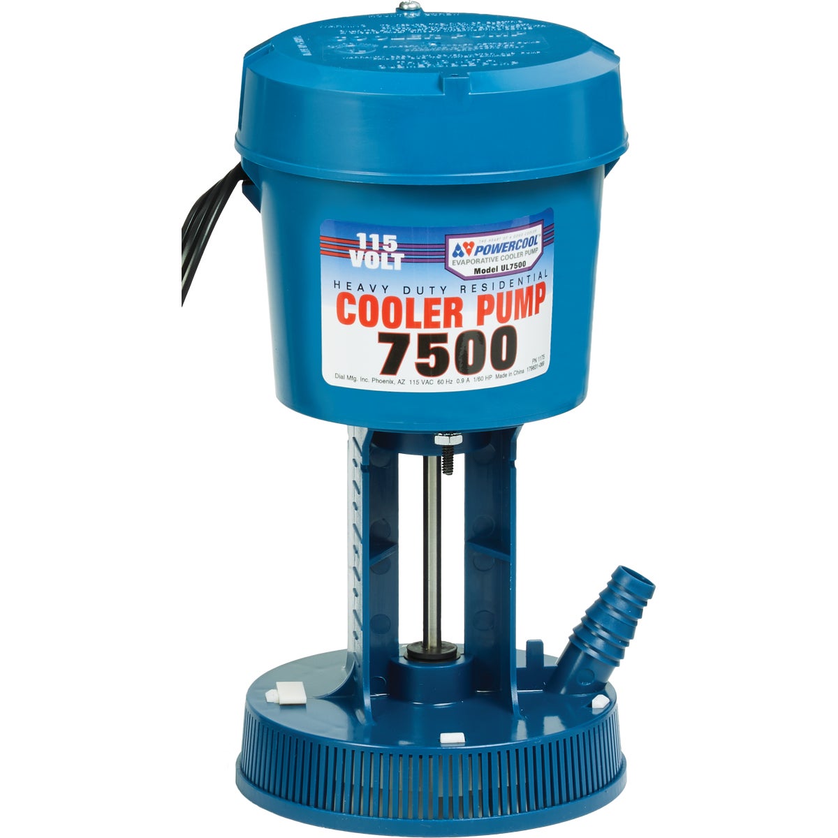 Dial 115V 7500 CFM/360 GPH Premium Evaporative Cooler Pump