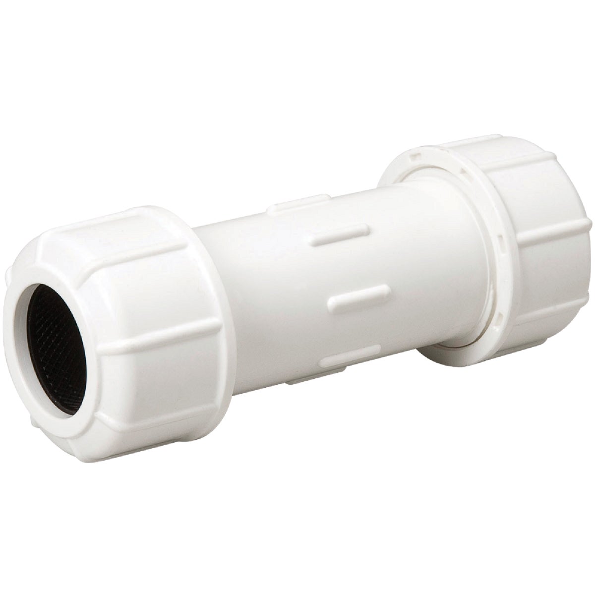 B & K 2 In. x 7-1/2 In. Compression PVC Coupling 