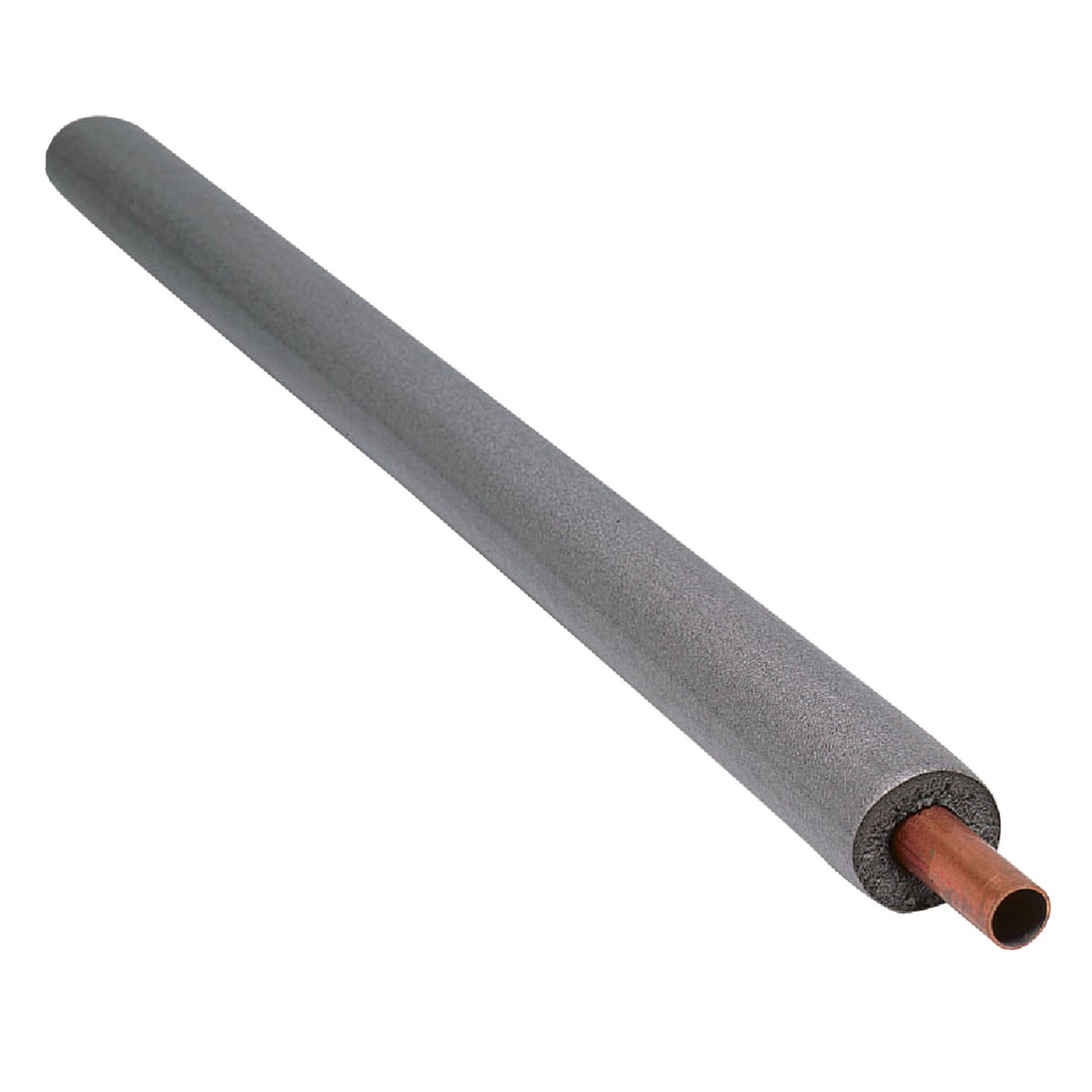 Tundra 1/2 In. Wall Semi-Slit Polyethylene Pipe Insulation Wrap, 1/2 In. x 6 Ft. Fits Pipe Size 1/2 In. Copper / 3/8 In. Iron