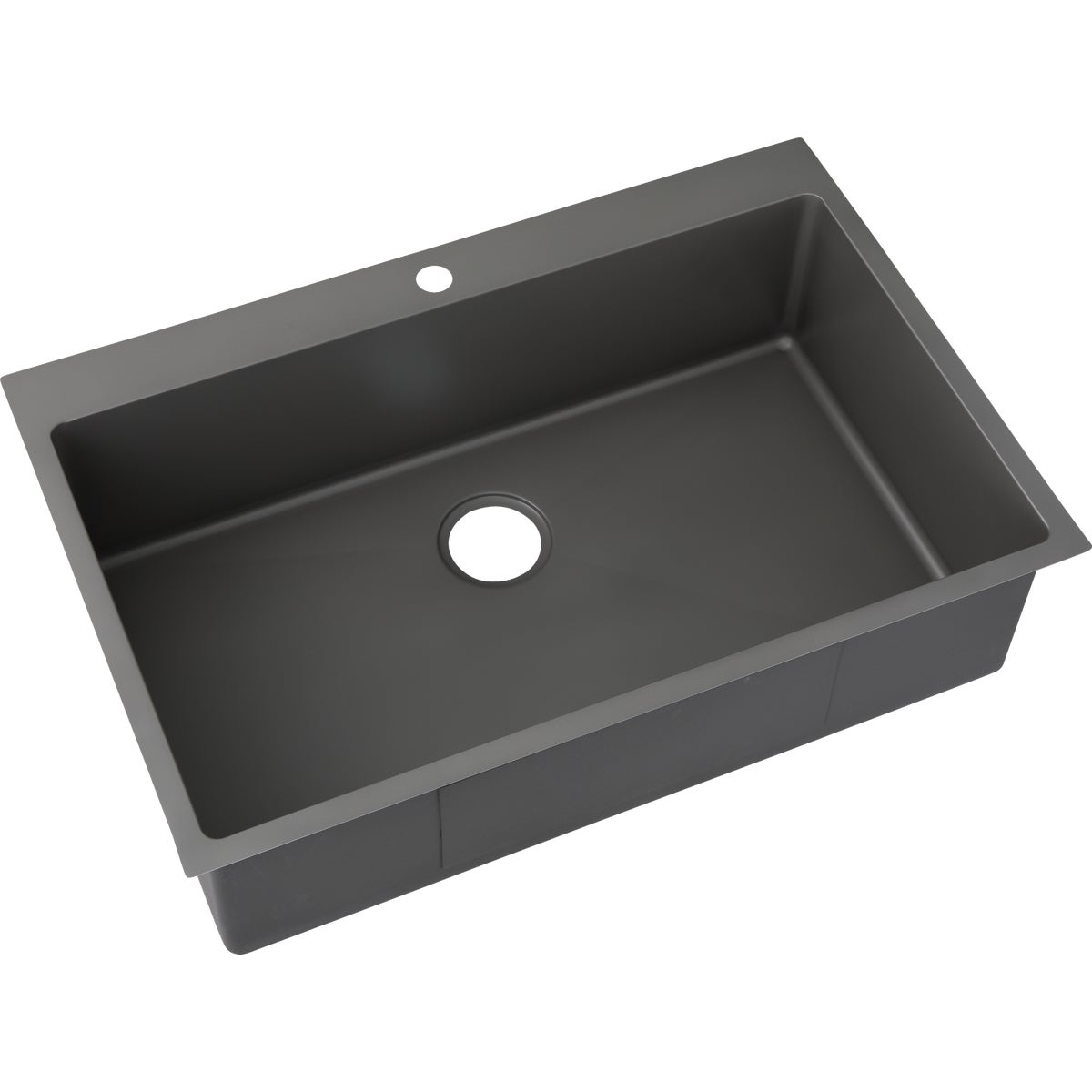 Stylebuilt 33 In. x 22 In. x 9 In. Single Bowl Dual Mount Kitchen Sink