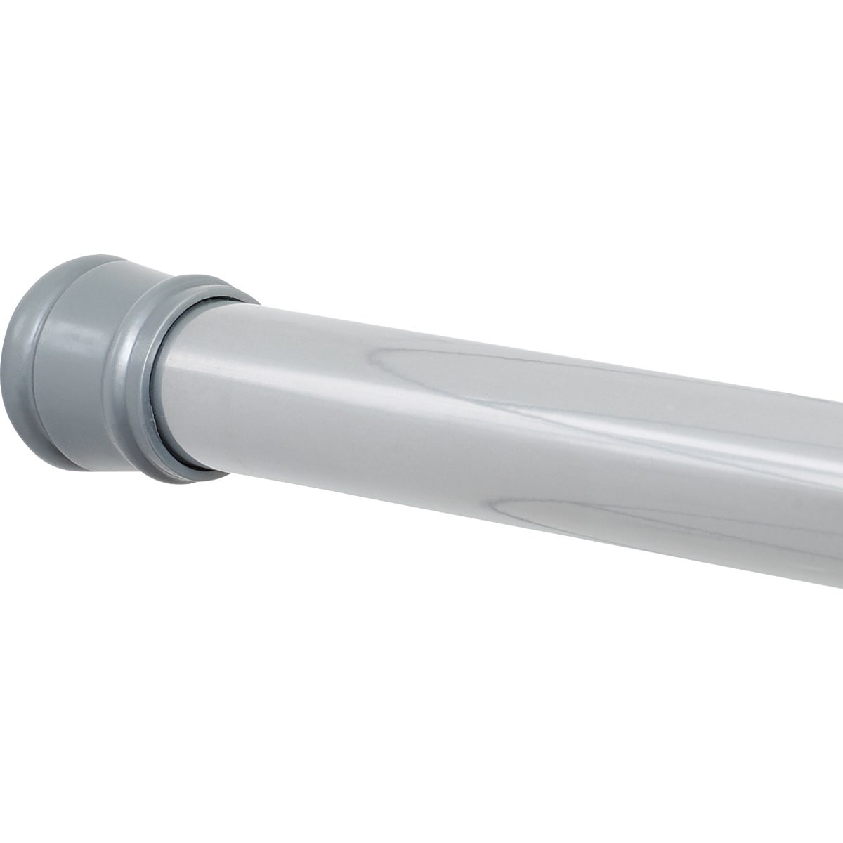 Zenith Zenna Home Straight 34-1/2 In. To 60 In. Adjustable Tension Shower Rod in Chrome