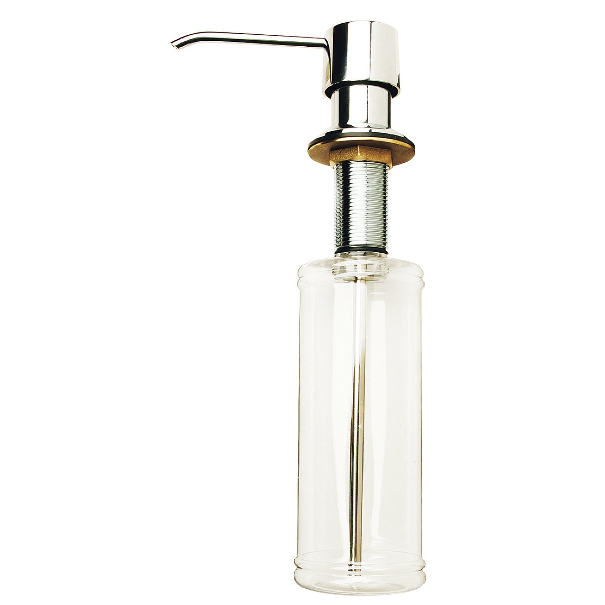 Do it Polished Chrome Clear Body Soap Dispenser