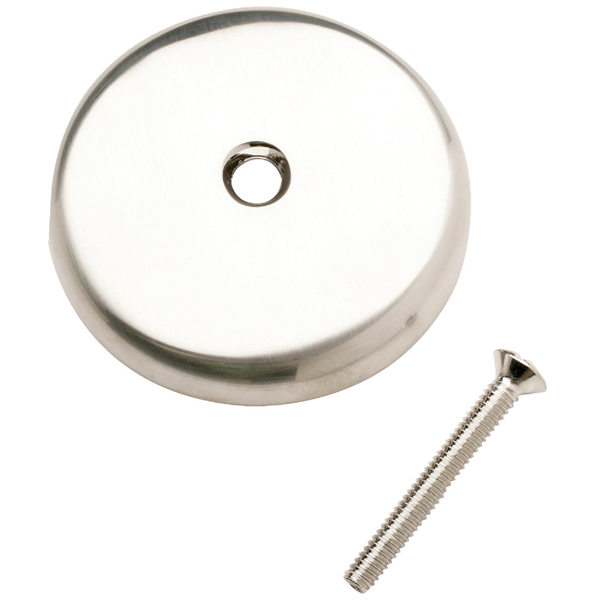Do it One-Hole Brushed Nickel Bath Drain Face Plate