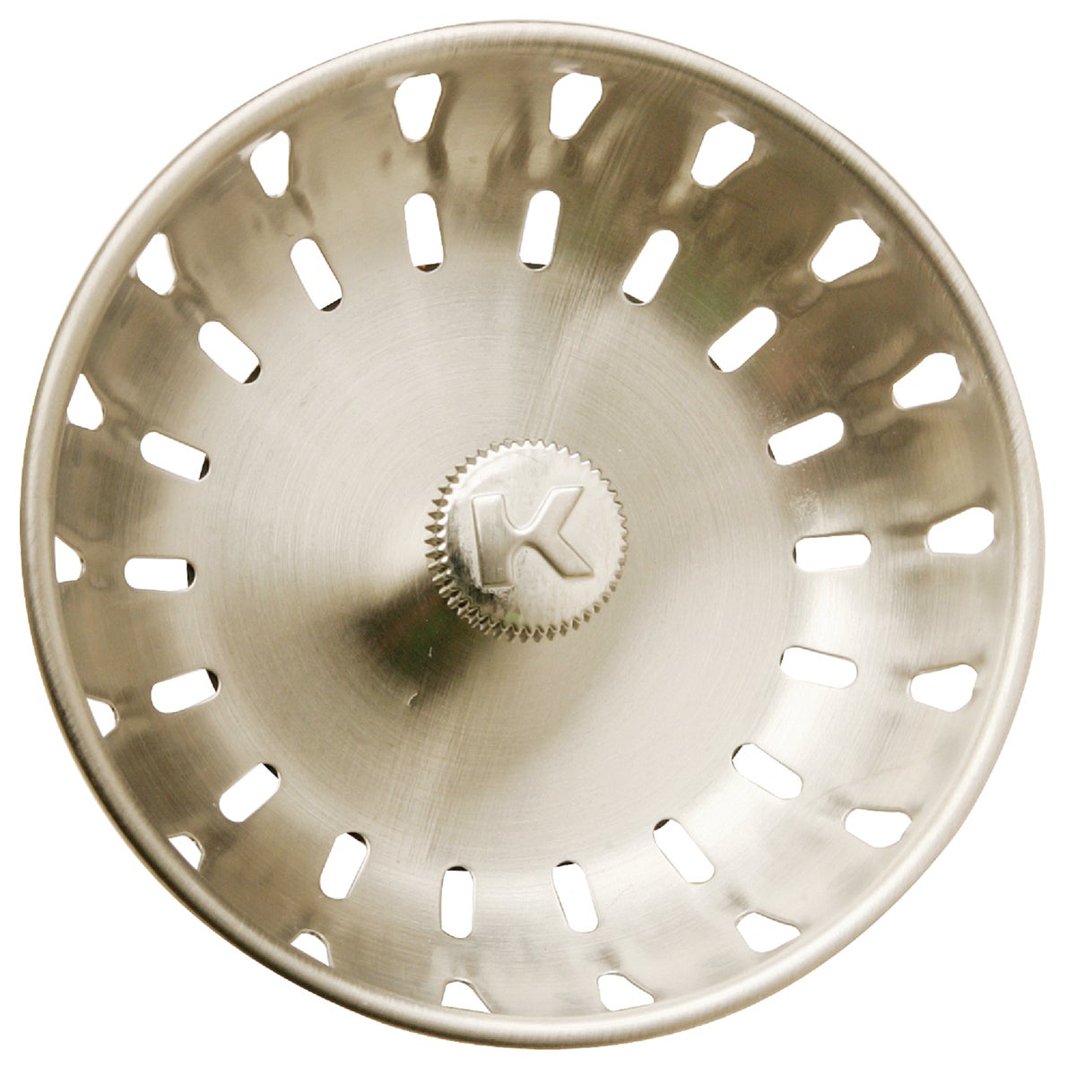 Do it Brushed Nickel Replacement Basket Strainer Cup with Fixed Post