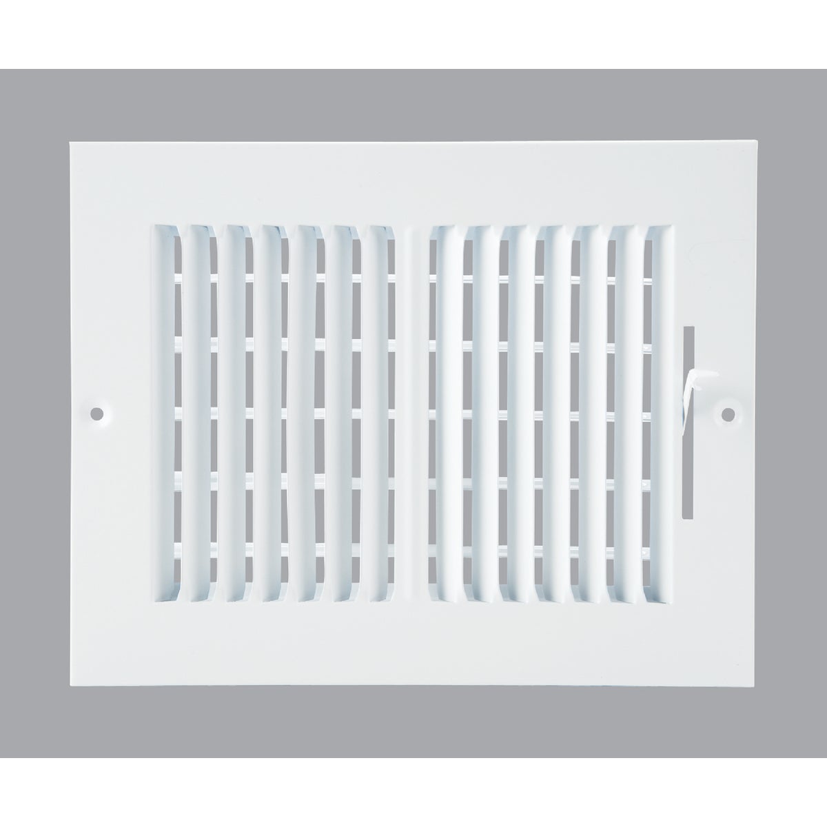 Home Impressions 9.76 In. x 7.76 In. White Steel Wall Register