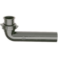 440142 Do it Waste Arm Slip-joint and Direct Connect Black Plastic