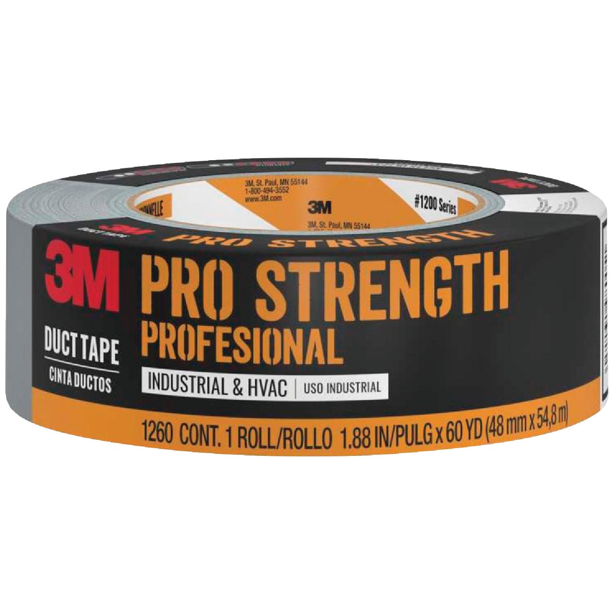 Scotch 1.88 In. x 60 Yd. Pro Strength Industrial & HVAC Duct Tape, Gray