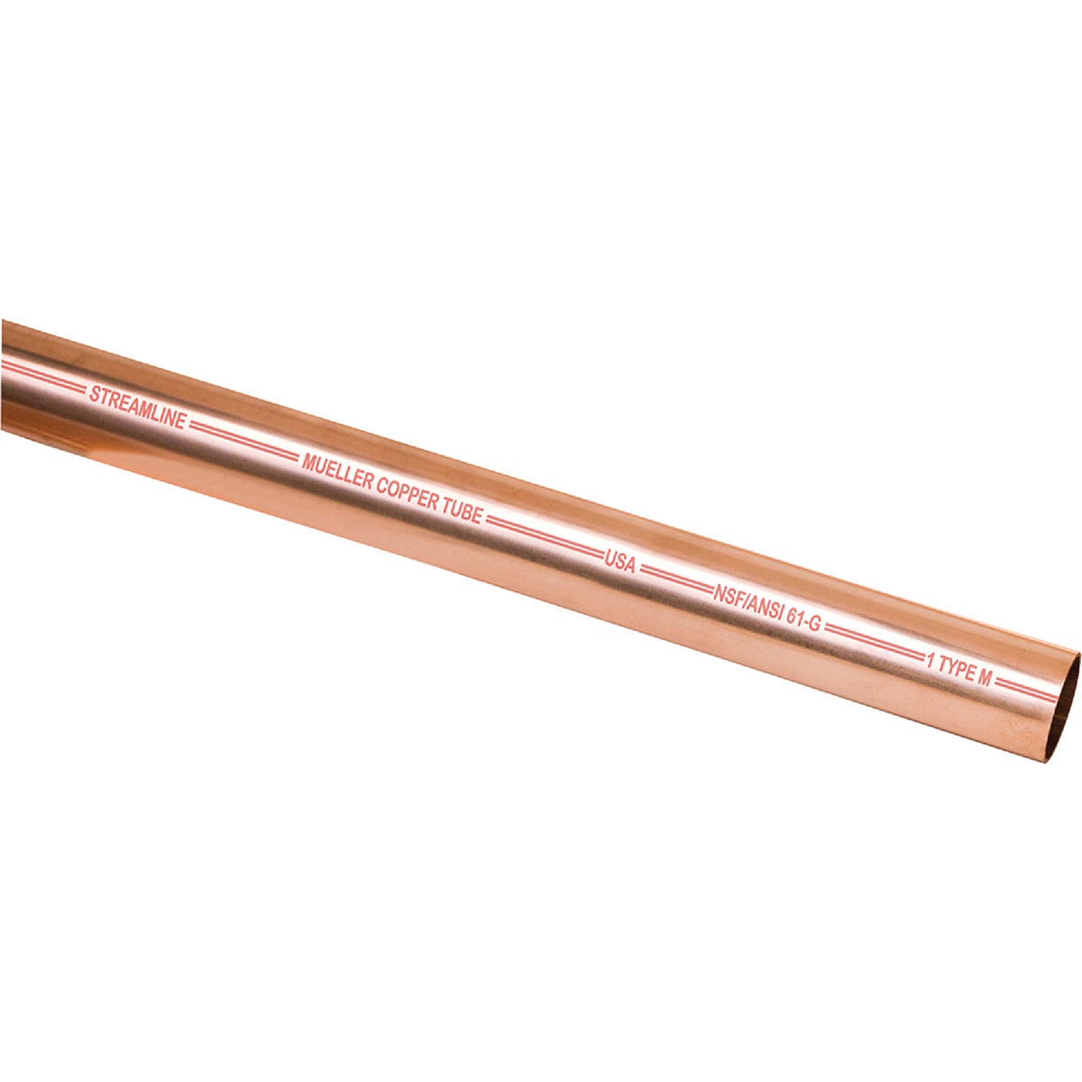 Mueller Streamline 1-1/2 In. ID x 10 Ft. Type M Copper Pipe