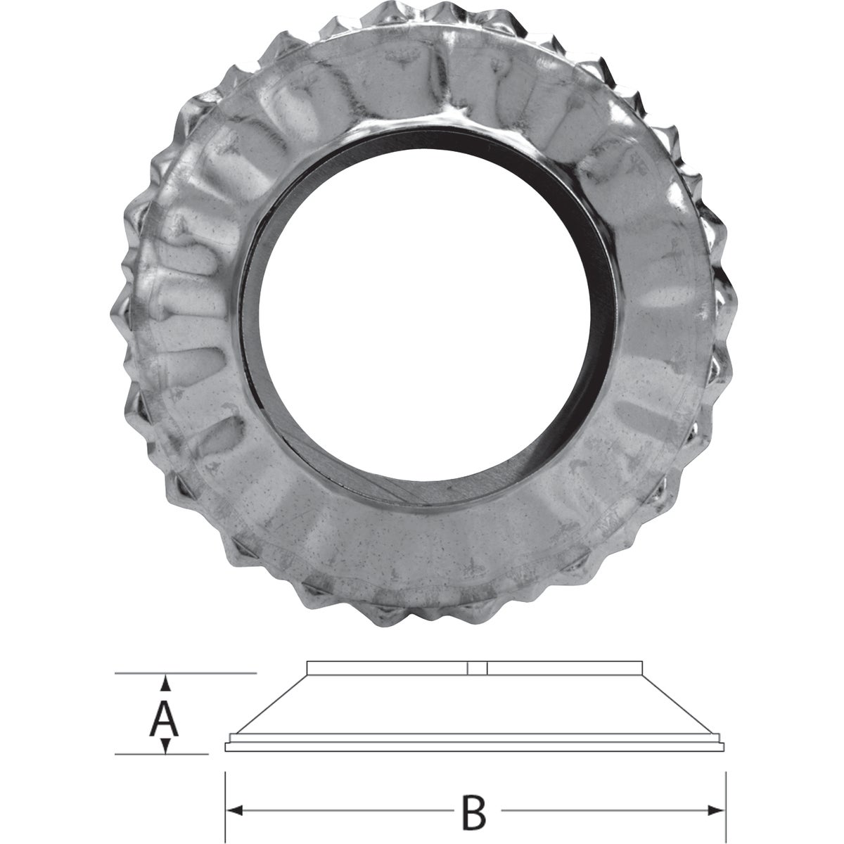 3″ GAS VENT STORM COLLAR