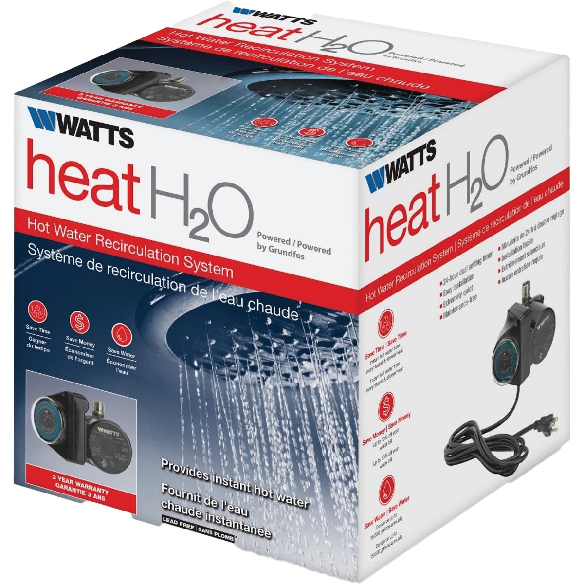 Watts Blue Hot Water Pump Recirculating System