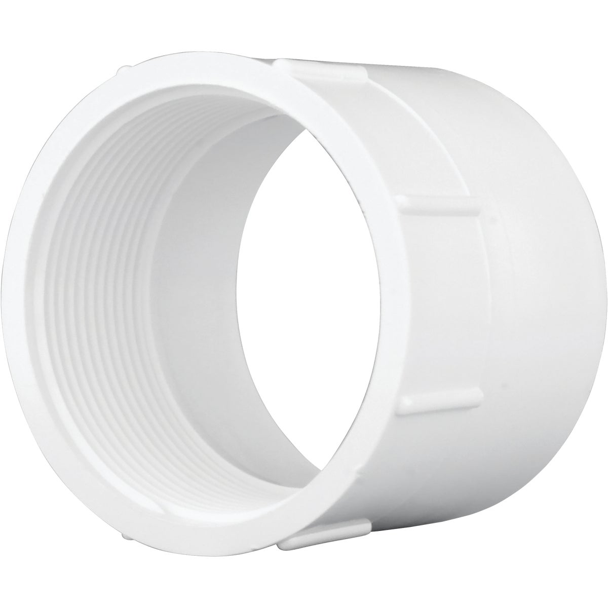Charlotte Pipe 3 In. Hub x 3 In. FPT Schedule 40 DWV PVC Adapter