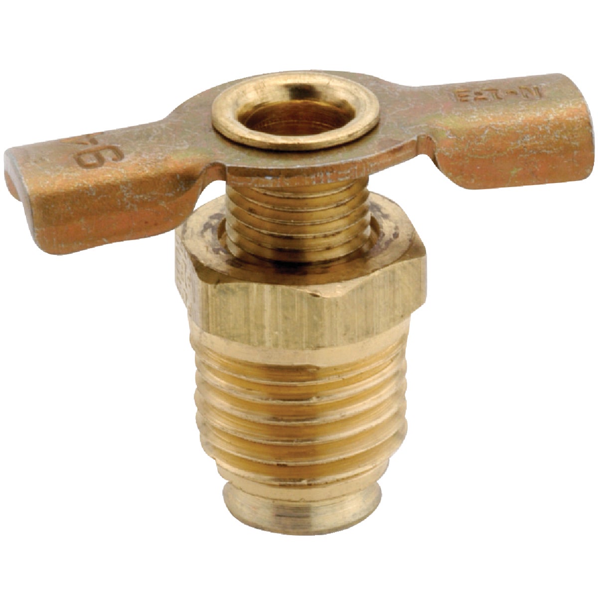 Anderson Metals 1/4 In. MIP Brass 150 psi Drain Cock