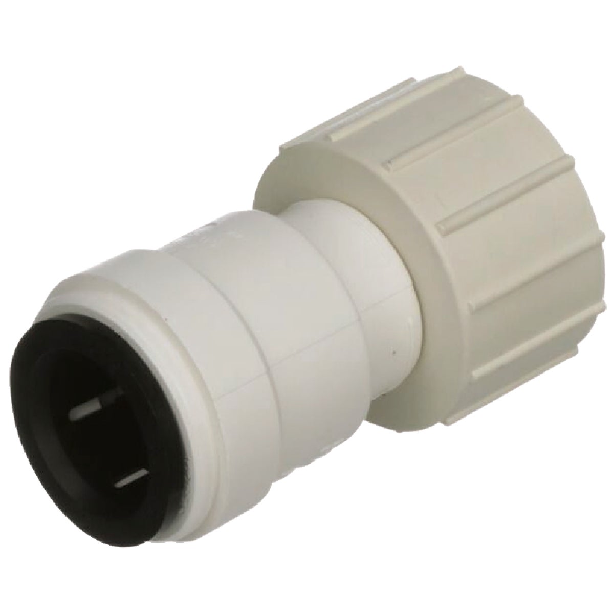 Watts Aqualock 3/8 In. CTS x 1/2 In. FPT Push-to-Connect Plastic Adapter