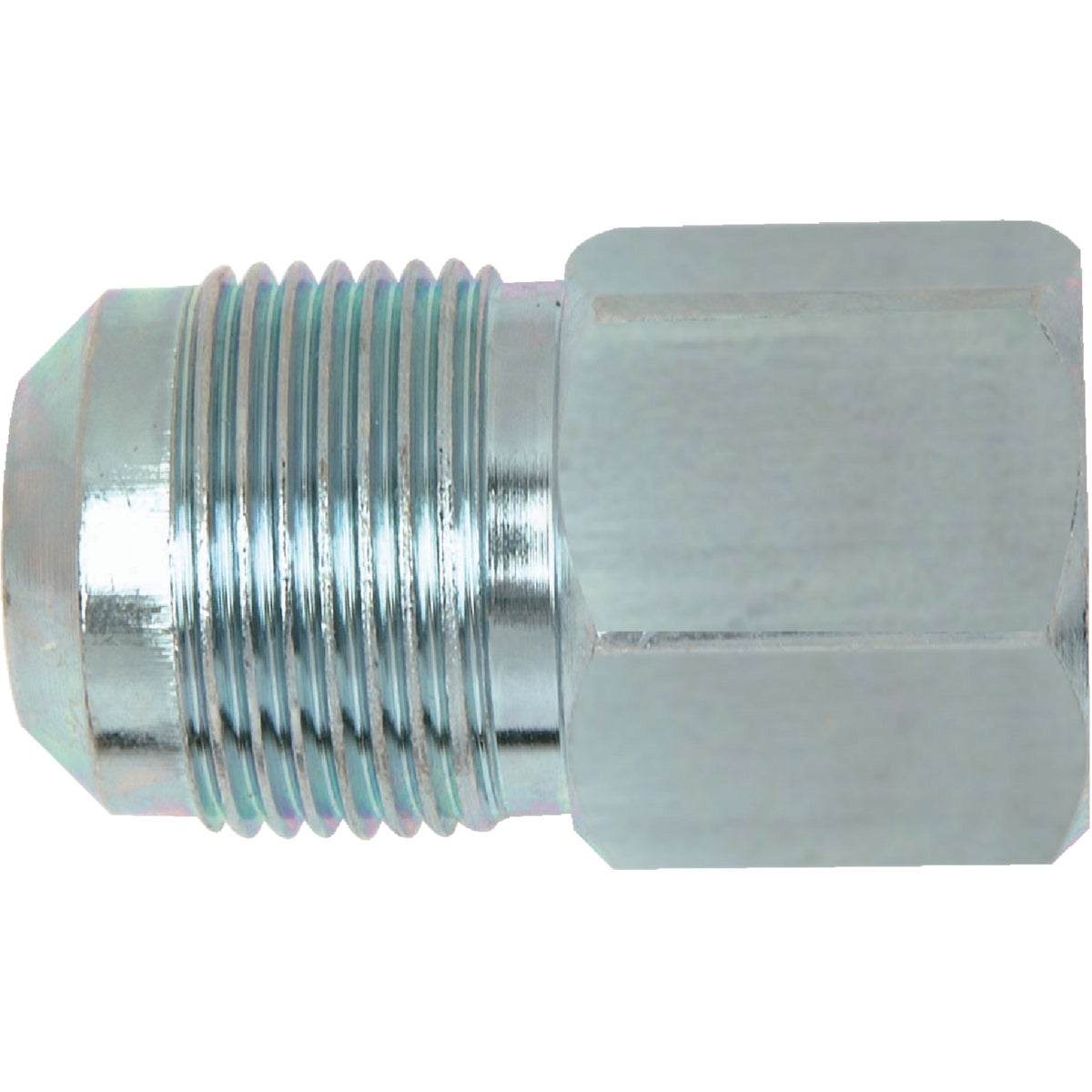 Dormont 5/8 In. OD Flare x 1/2 In. FIP Zinc-Plated Carbon Steel Adapter Gas Fitting