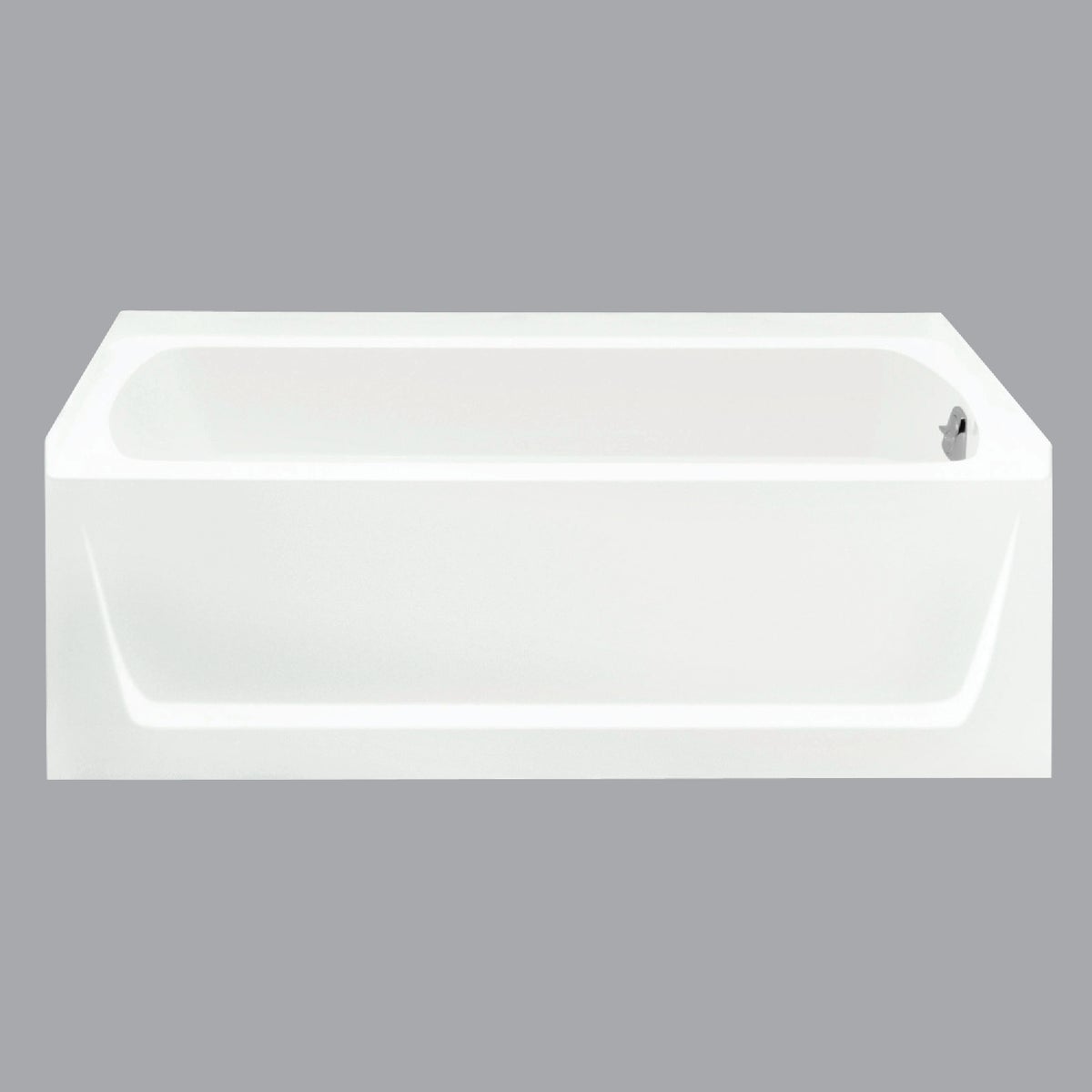 Sterling Ensemble 60 In. L X 32 In. W Right Drain Rectangular Alcove Bathtub in White