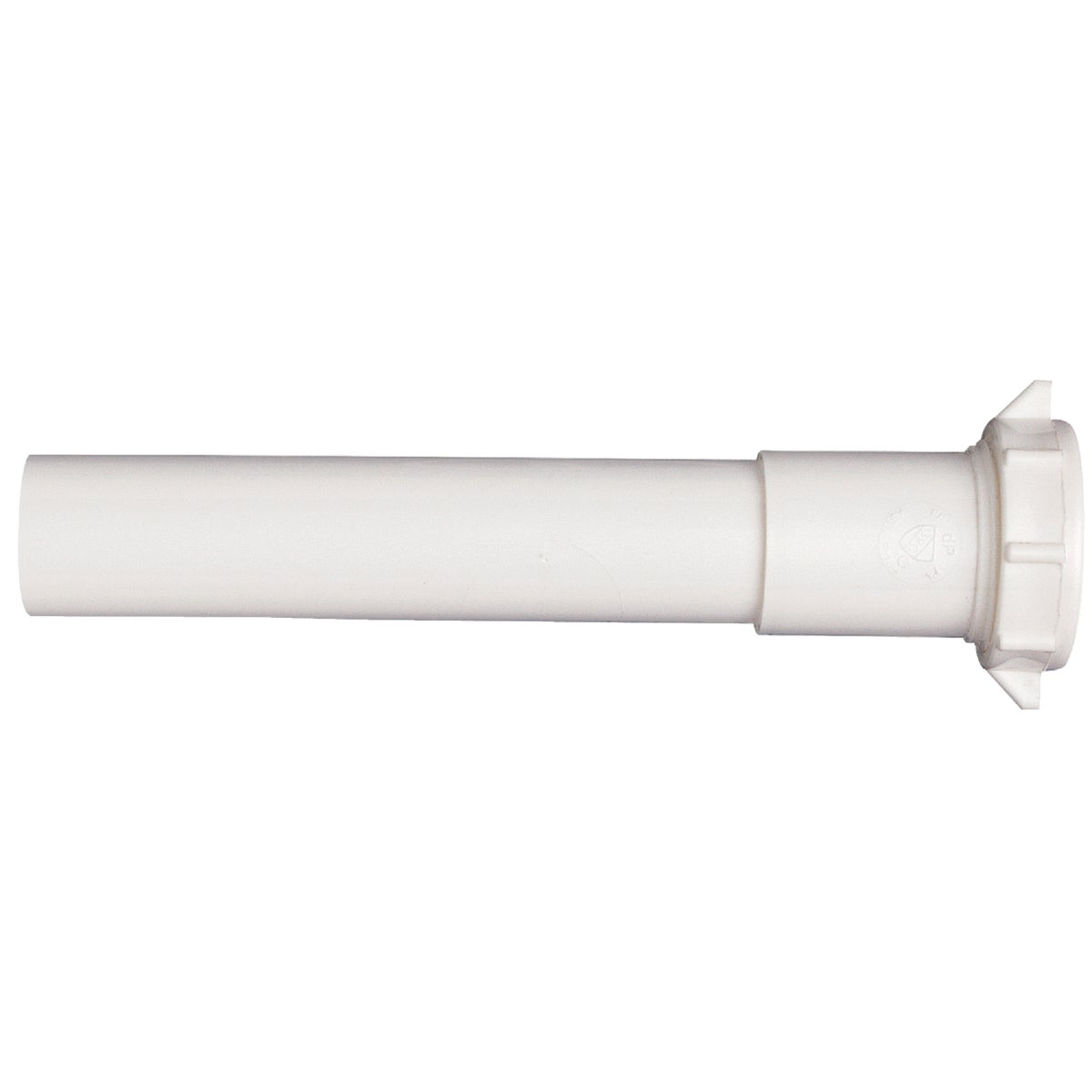 Do it 1-1/4 In. x 6 In. White Plastic Extension Tube