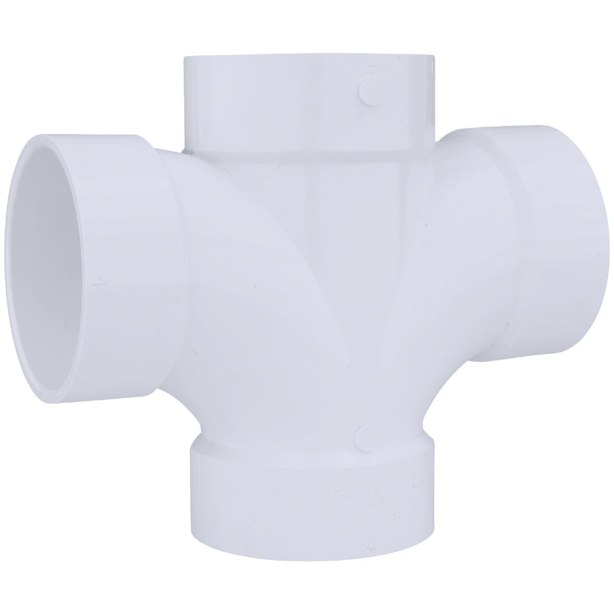 4″ DWV DBL SANITARY TEE