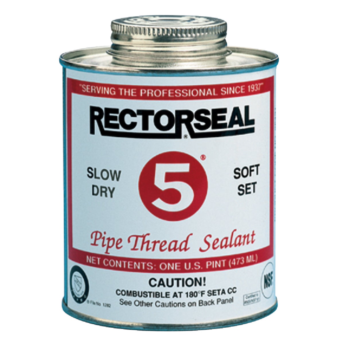 RectorSeal No. 5 8 Oz. Yellow Pipe Thread Sealant