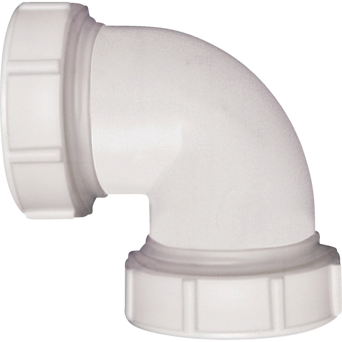 Keeney 1-1/2 In. 90 Degree White Plastic Elbow