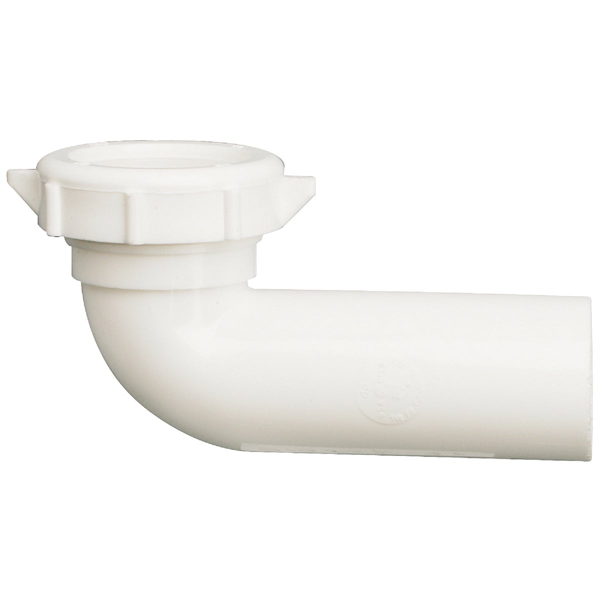 Do it 4-3/5 In. L White Plastic Disposer Elbow