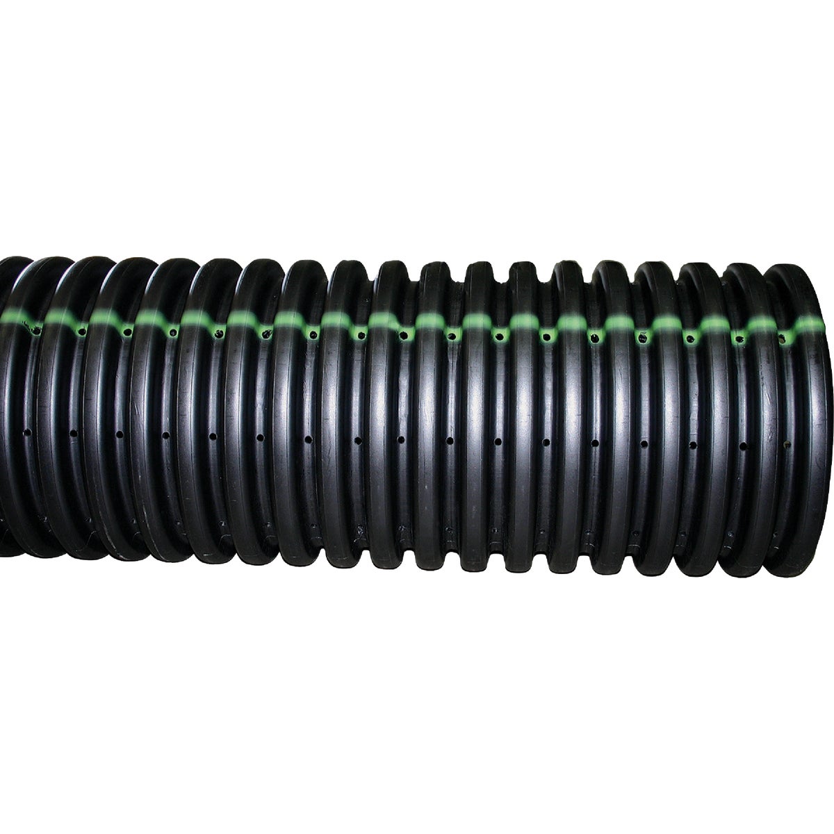 Advanced Drainage Systems 3 In. x 10 Ft. Polyethylene Corrugated Perforated Pipe