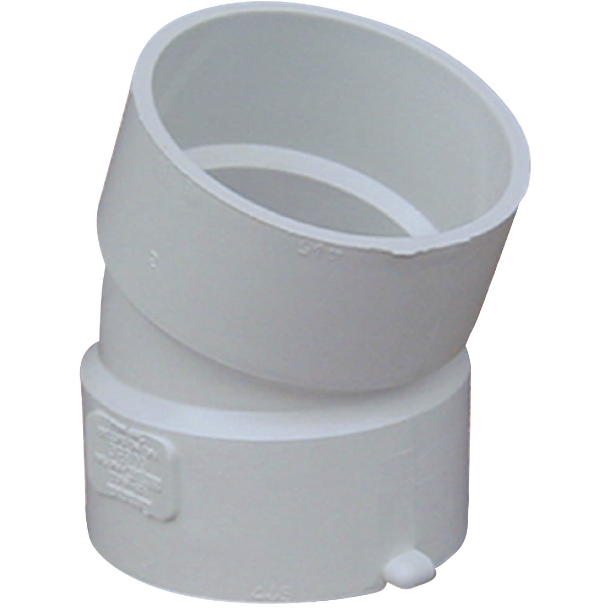 IPEX Canplas 3 In. SDR 35 22-1/2 Deg. PVC S&D Elbow (1/16 Bend)