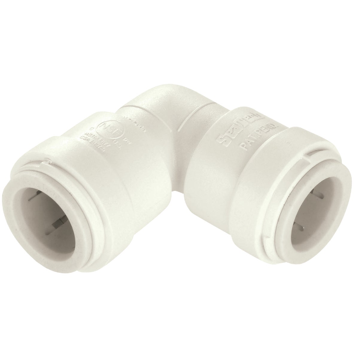 Watts 3/8 In. x 3/8 In. CTS 90 Deg. Quick Connect Plastic Elbow (1/4 Bend)