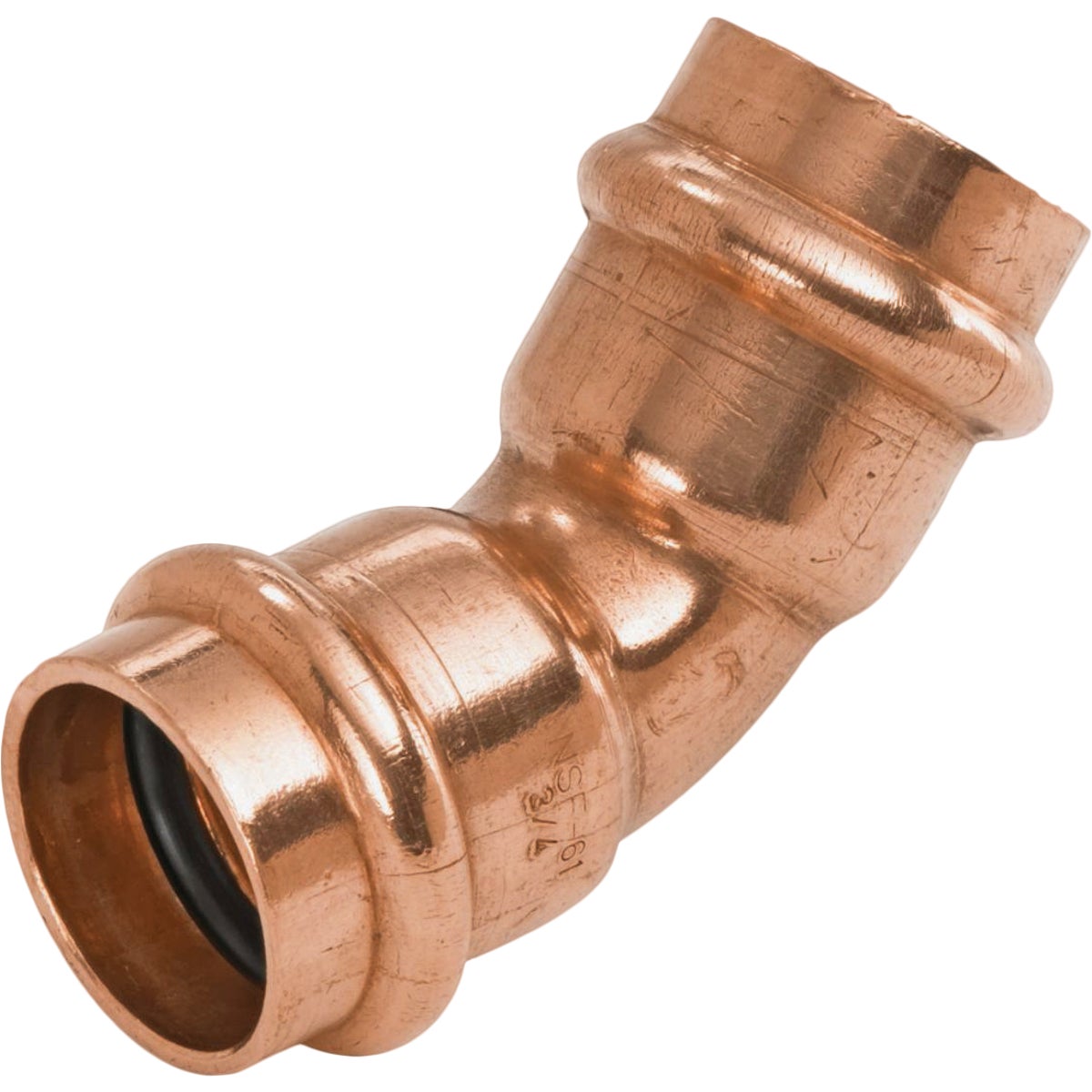 NIBCO 3/4 In. 45 Deg. Press Copper Elbow (1/8 Bend) (10-Pack)