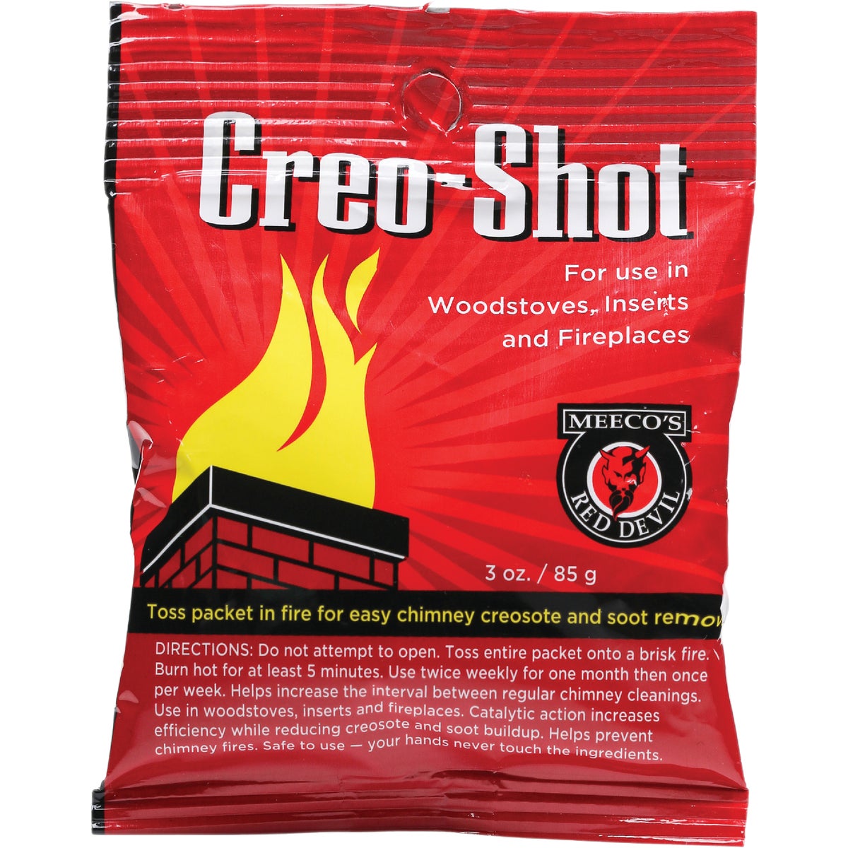 Meeco's Red Devil Creo-Shot 3 Oz. Toss-In Tube Creosote Remover