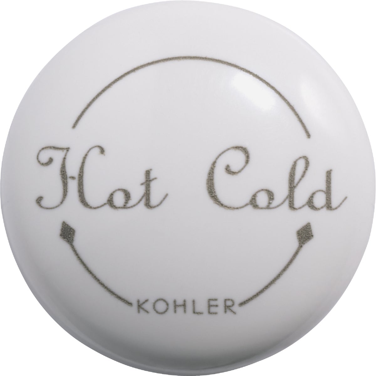 Kohler Fairfax White Single Handle Button