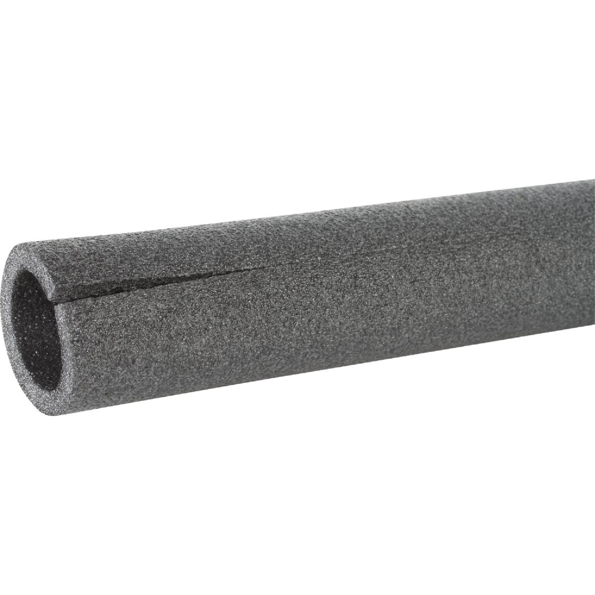 Tundra 1/2 In. Wall Semi-Slit Polyethylene Pipe Insulation Wrap, 1-1/4 In. x 6 Ft. Fits Pipe Size 1-1/4 In. Copper/ 1 In. Iron