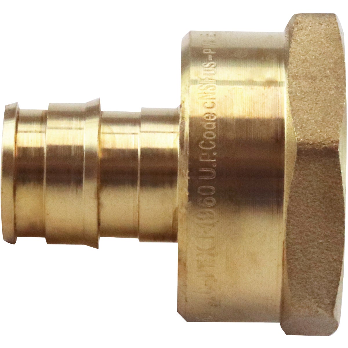 Apollo Retail 1/2 In. Barb x 3/4 In. FNPT Reducing Brass PEX A Adapter