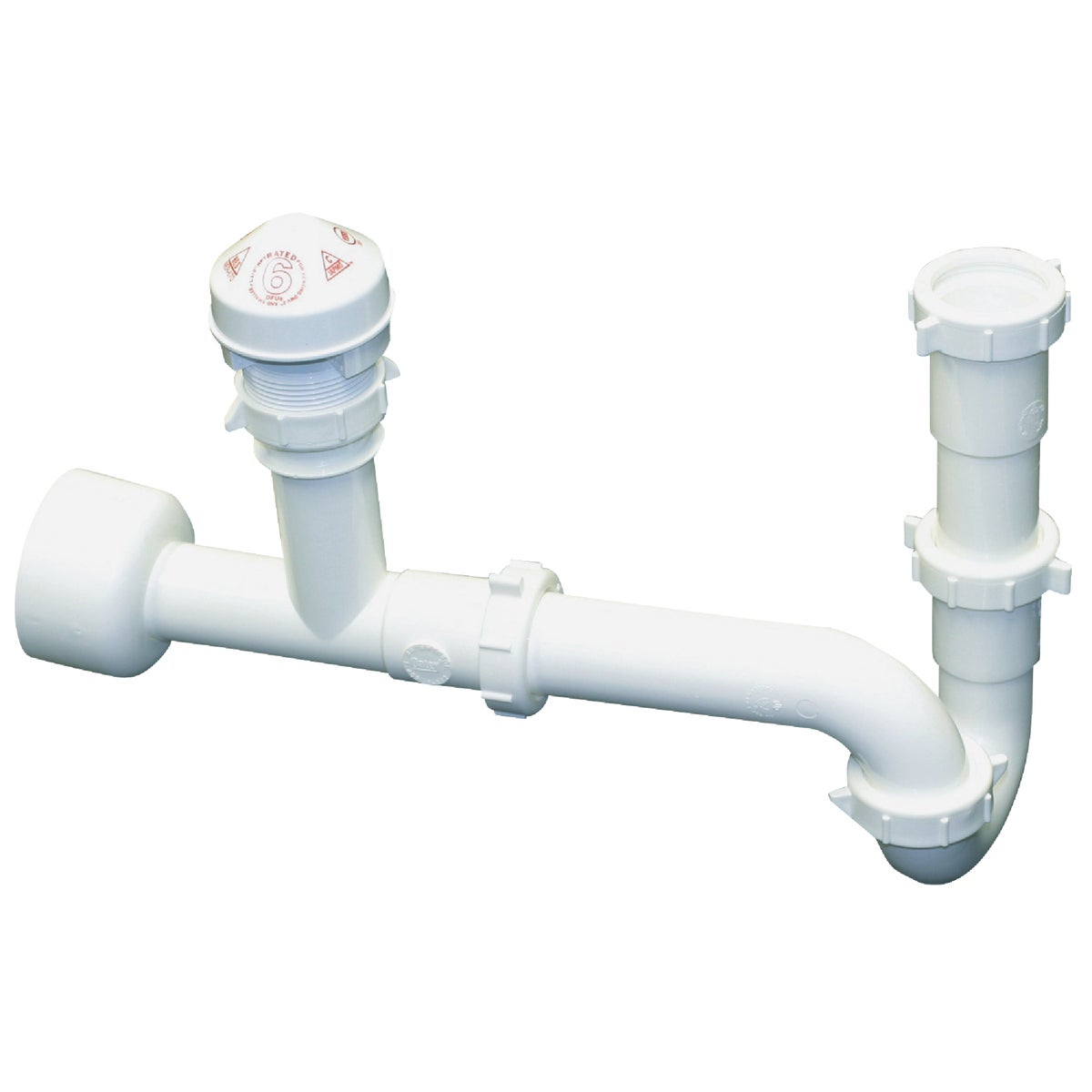 Oatey 1-1/2 In. Solvent Weld Air Admittance Kit PVC Vent Valve