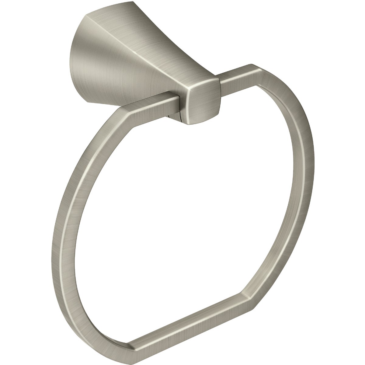 Moen Lindor Spot Resist Brushed Nickel Towel Ring