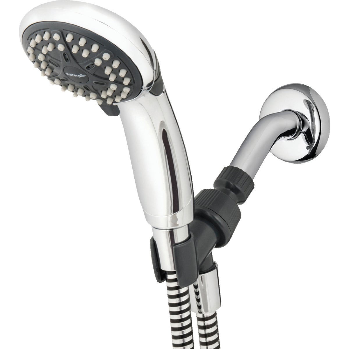 Waterpik EcoFlow 5-Spray 1.6 GPM Handheld Shower, Chrome