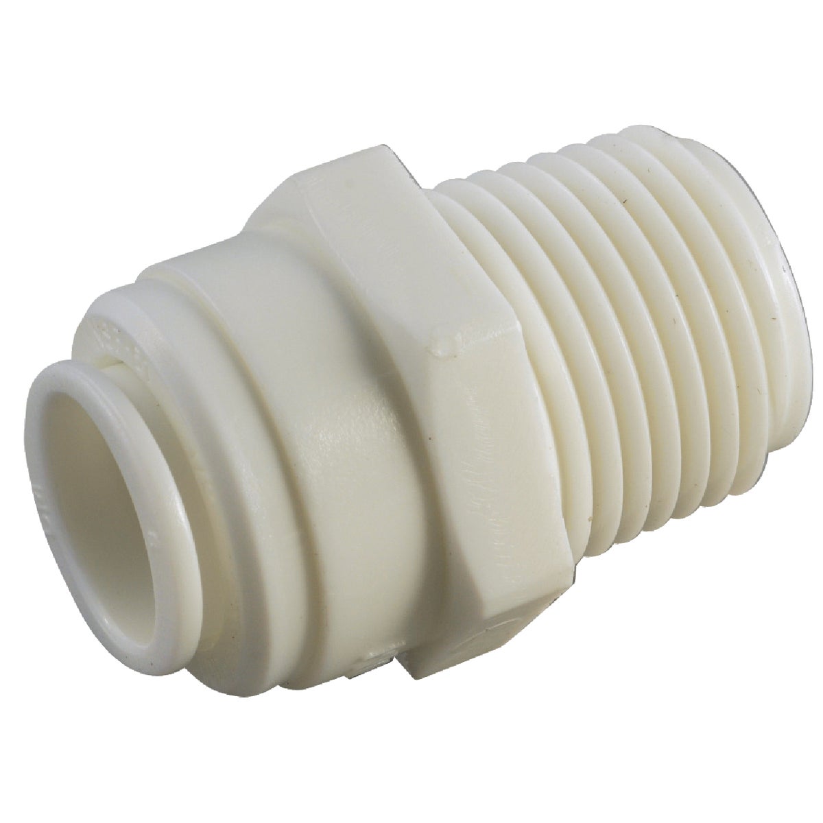 Anderson Metals 3/8 In. x 1/8 In. MPT Push-In Plastic Connector