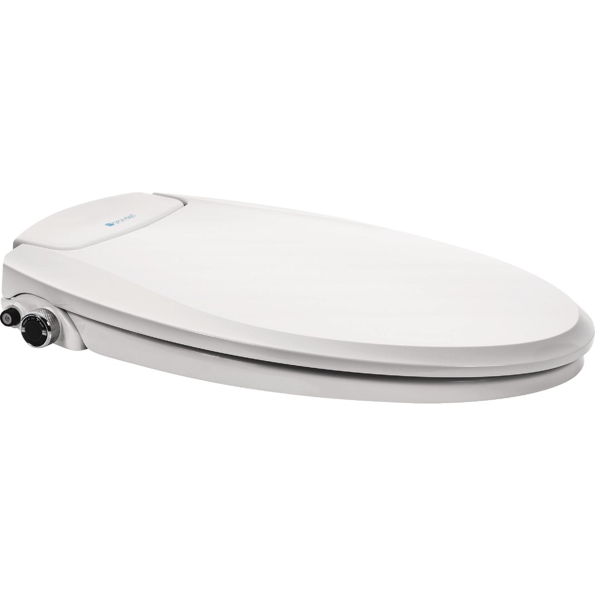 Brondell EcoSeat Round White Bidet Seat with Adjustable Pressure