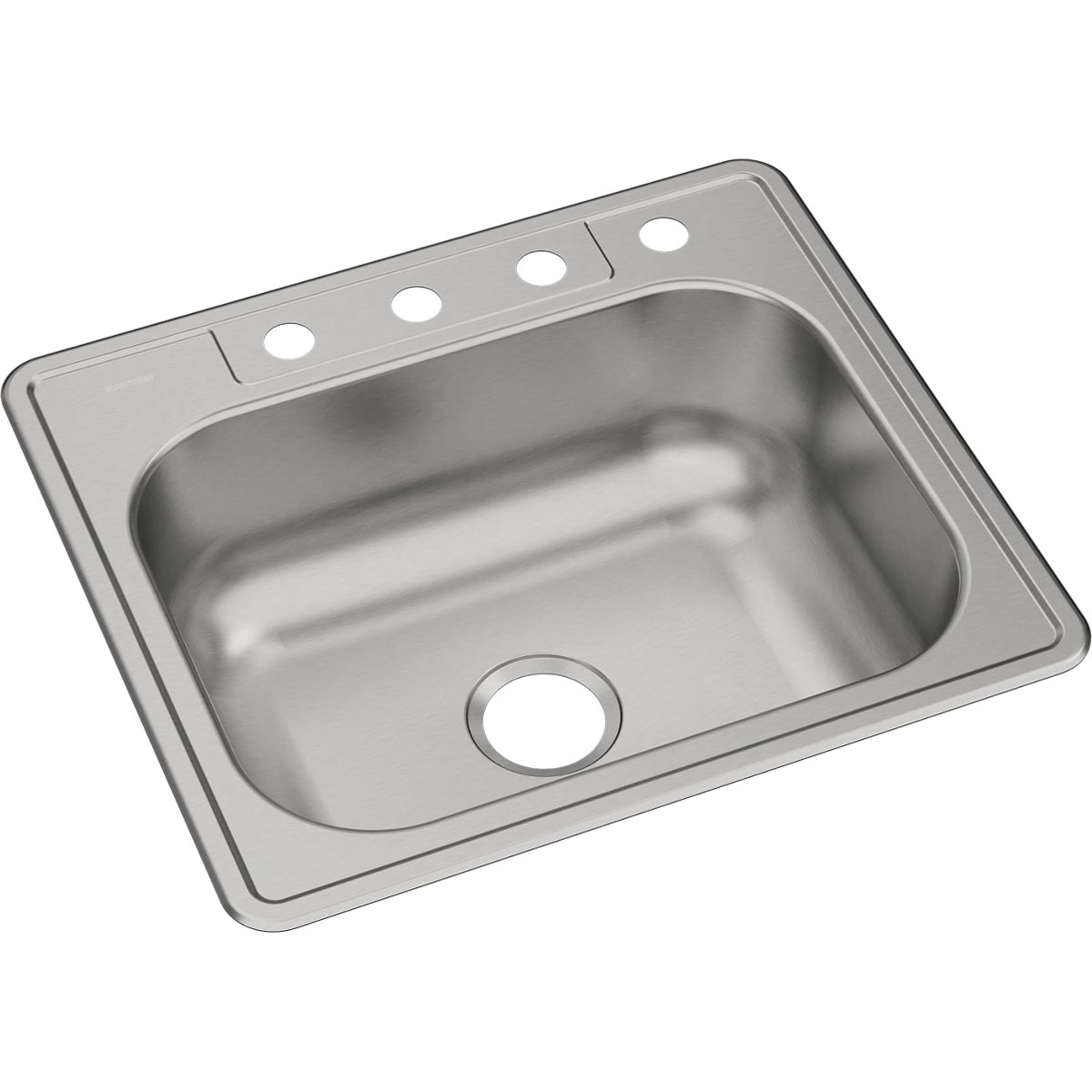 Elkay Dayton Single Bowl 25 In. x 22 In. x 8-1/16 In. Deep Stainless Steel Kitchen Sink