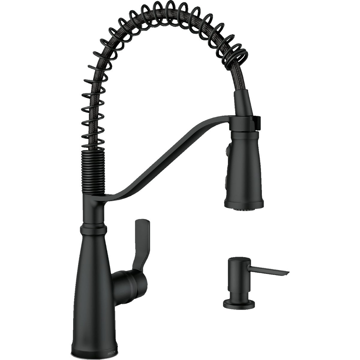 Moen Nolia 1-Handle  Pull-Down Kitchen Faucet, Matte Black