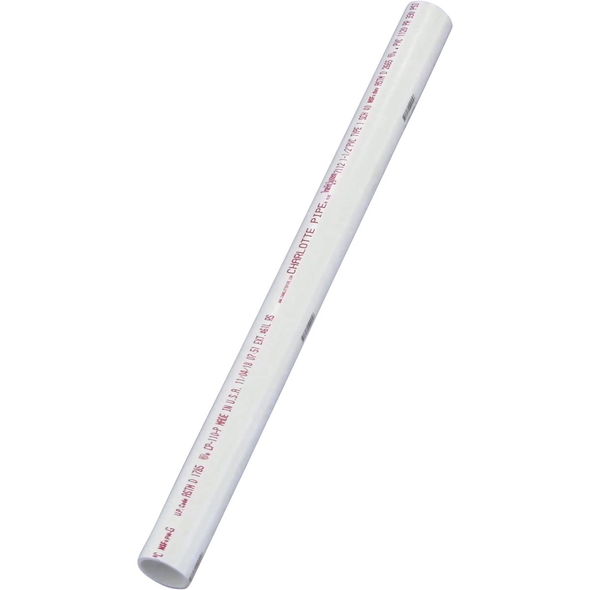 1-1/2″X2′ DWV40 PVC PIPE