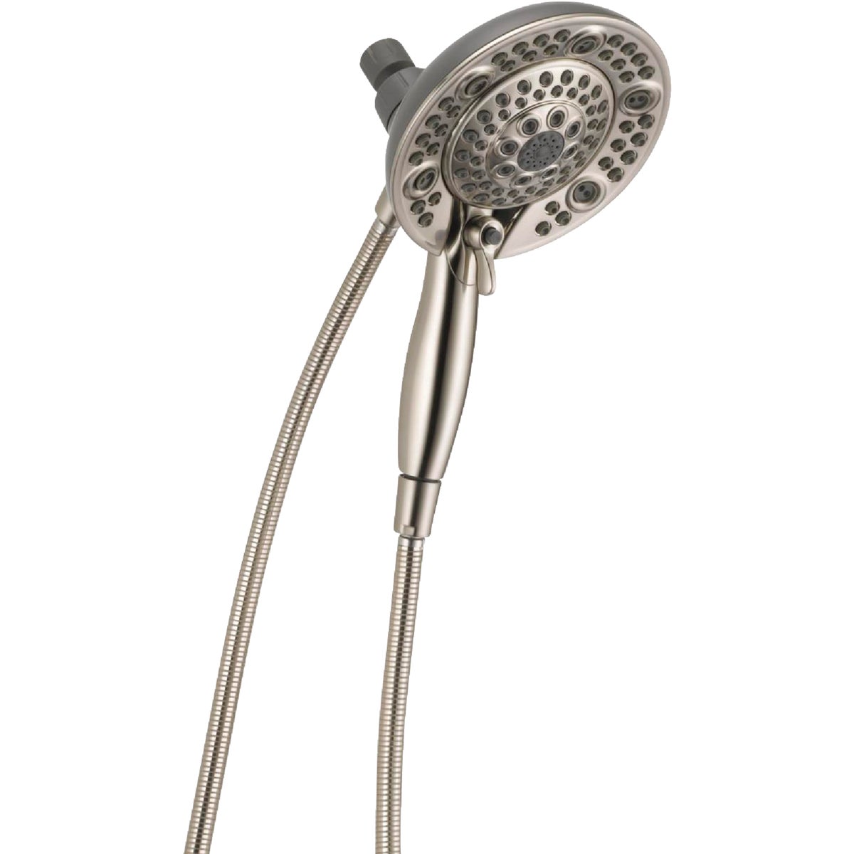 Delta In2ition 5-Spray 1.75 GPM Two-in-One Combo Handheld Shower and Showerhead, Brushed Nickel