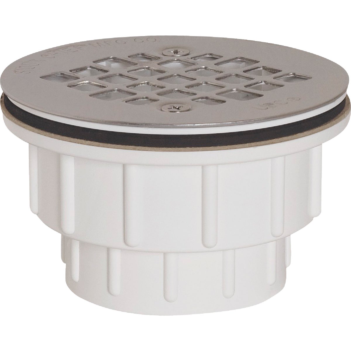 Sioux Chief 2 In. PVC Solvent Weld Shower Drain with 4-1/4 In. Stainless Steel Strainer