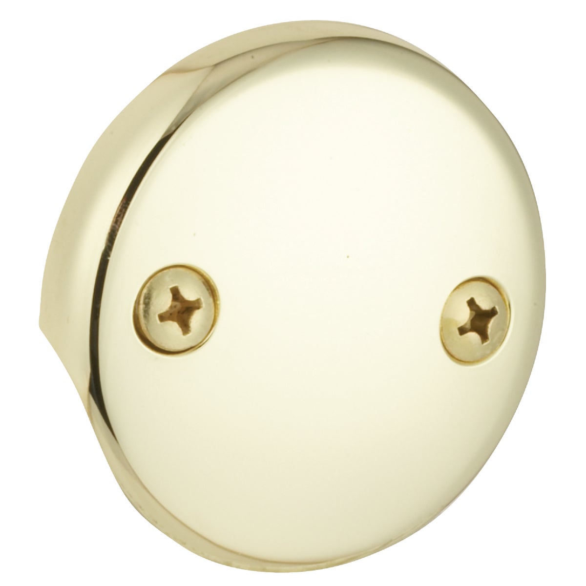 Do it Two-Hole Polished Brass Bath Drain Face Plate