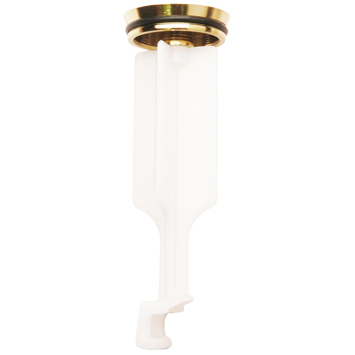 Do it 4.09 In. x 1.23 In. Polished Brass Pop-Up Drain Stopper