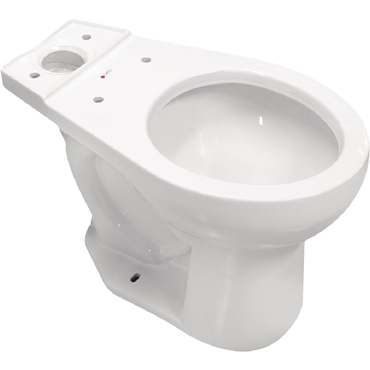 Cato Berlin White Round 16-1/8 In. Toilet Bowl