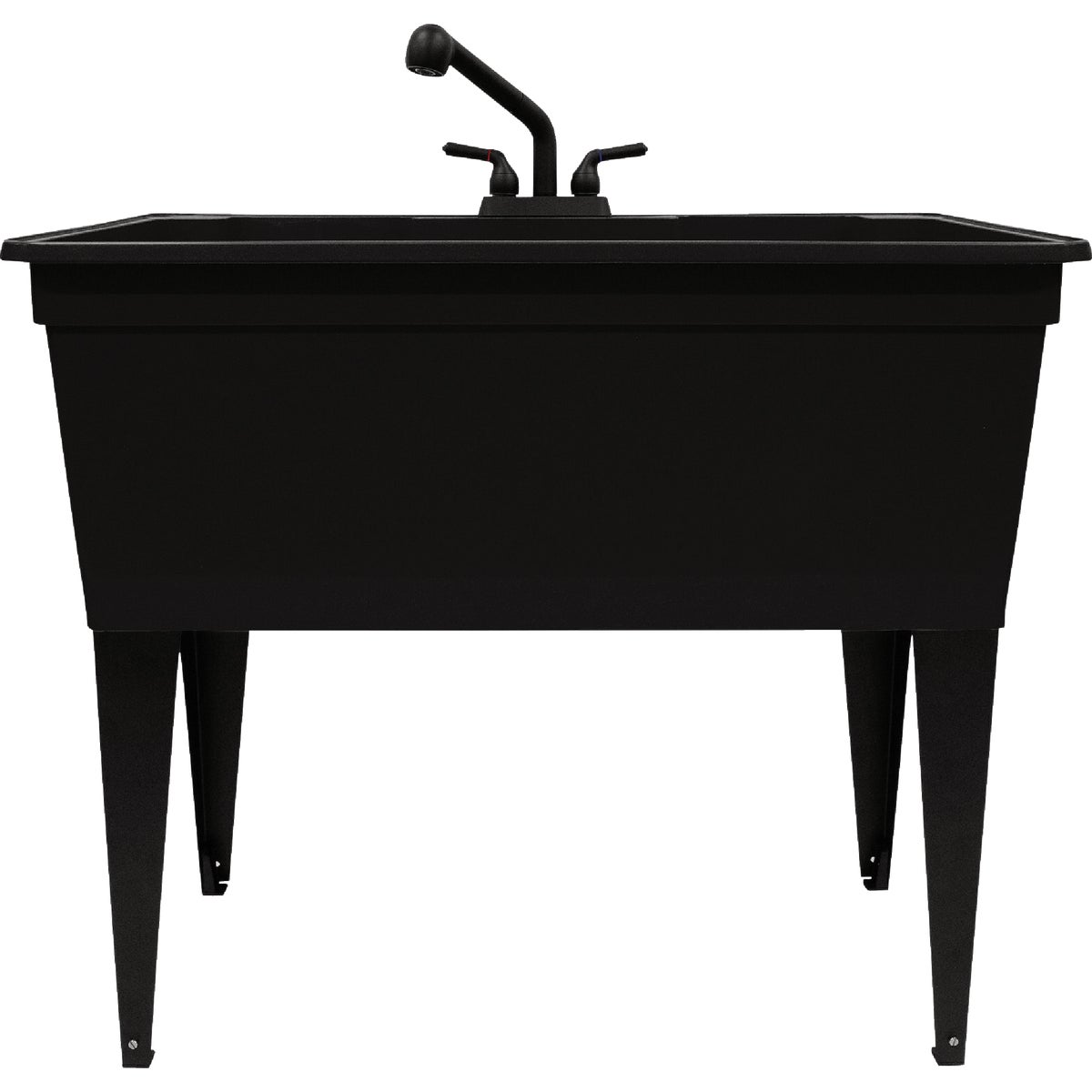 Tehila Large 37 Gal. Black Utility Tub Kit