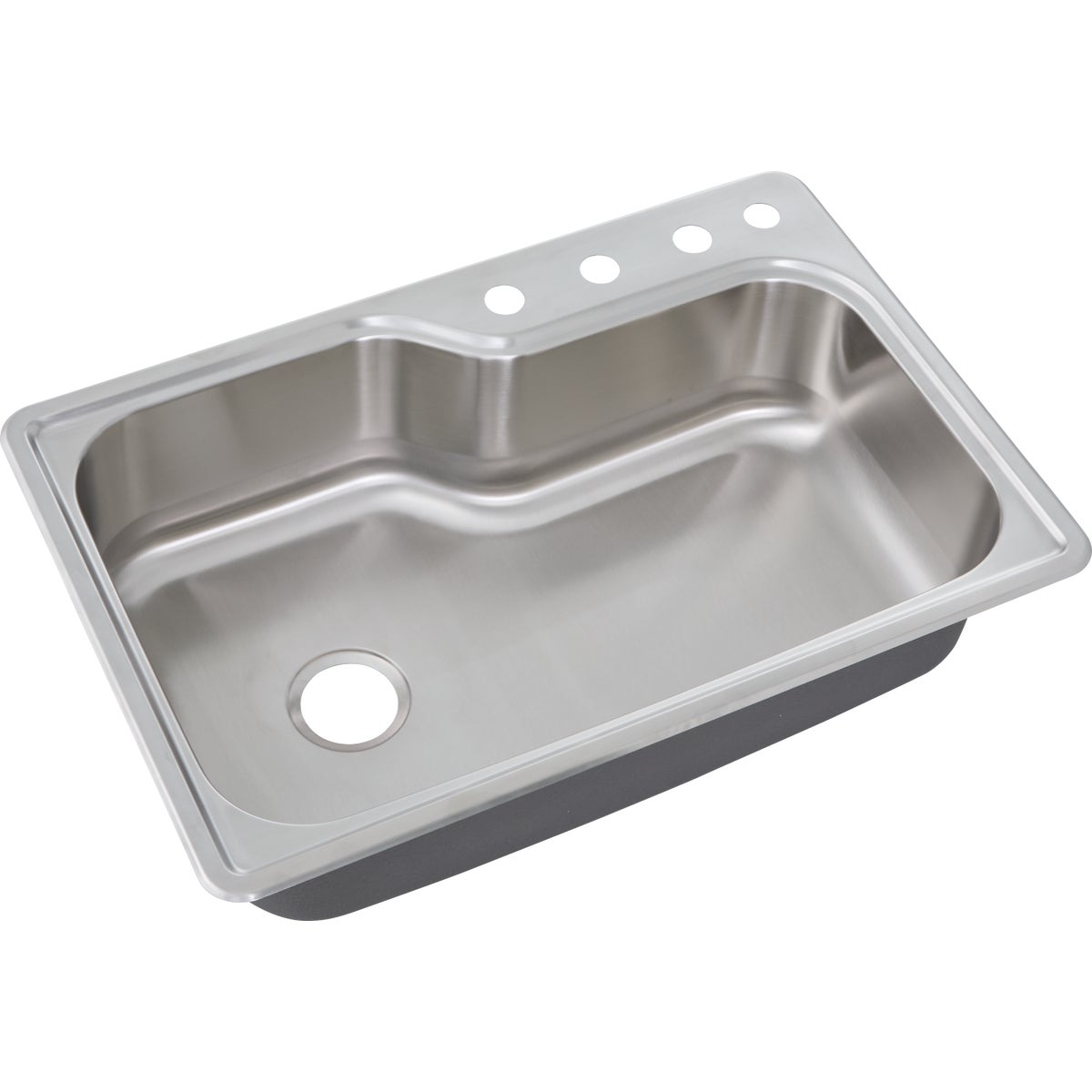 Stylebuilt 33 In. x 22 In. x 9 In. Single Bowl Top Mount Kitchen Sink