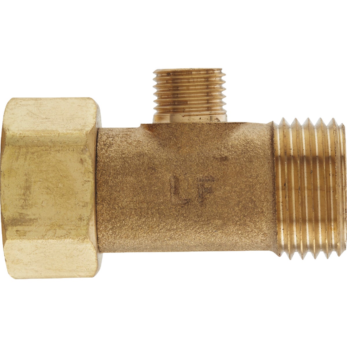 Do it 1/2 In. FIP x 1/2 In. MIP x 1/4 In. OD Brass Extender Tee